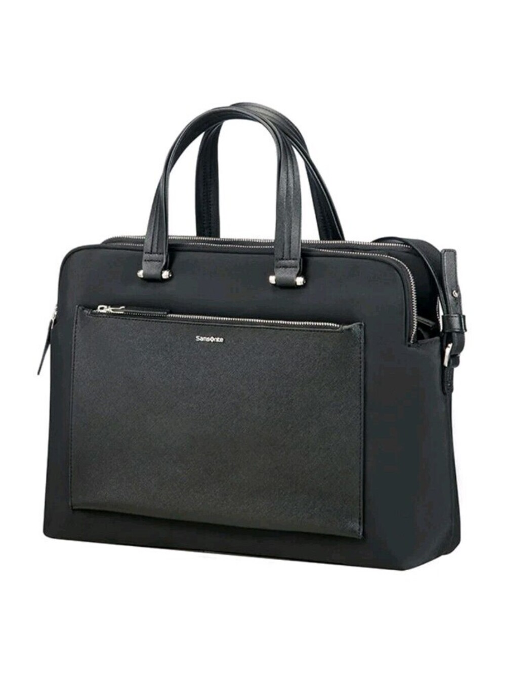 Samsonite Zalia Black Briefcase Laptop Bag 18x12x6 Travel Tote